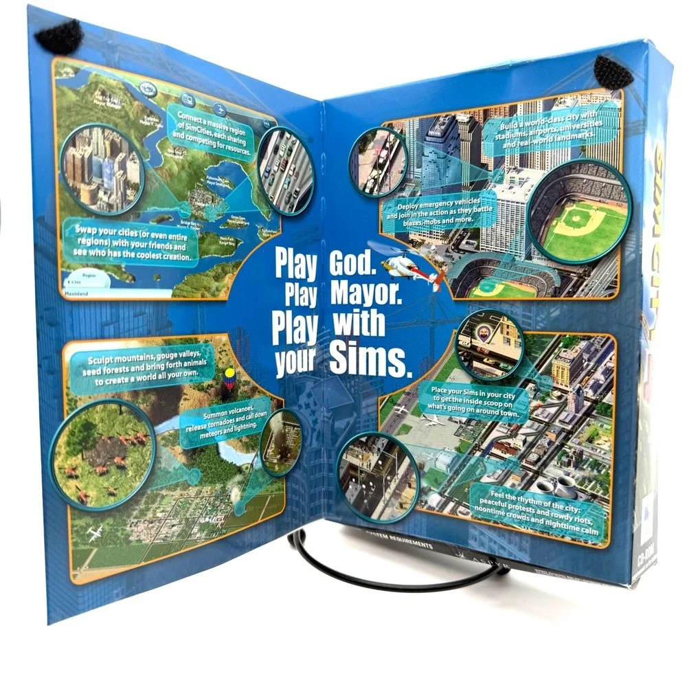 SimCity 4 Mac CD-ROM Big Box EA Games Aspyr Maxis Classic PC Big Box